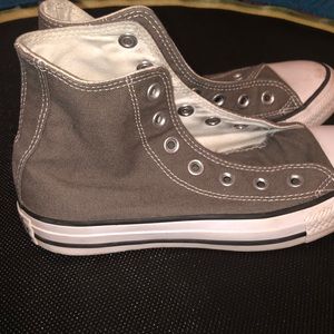 grey high top converse